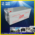 solar cell battery 12V gel battery 200AH